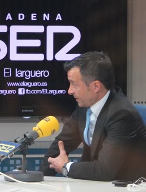 Jorge Mendes, represente de Cristiano Ronaldo, en los estudios de la SER