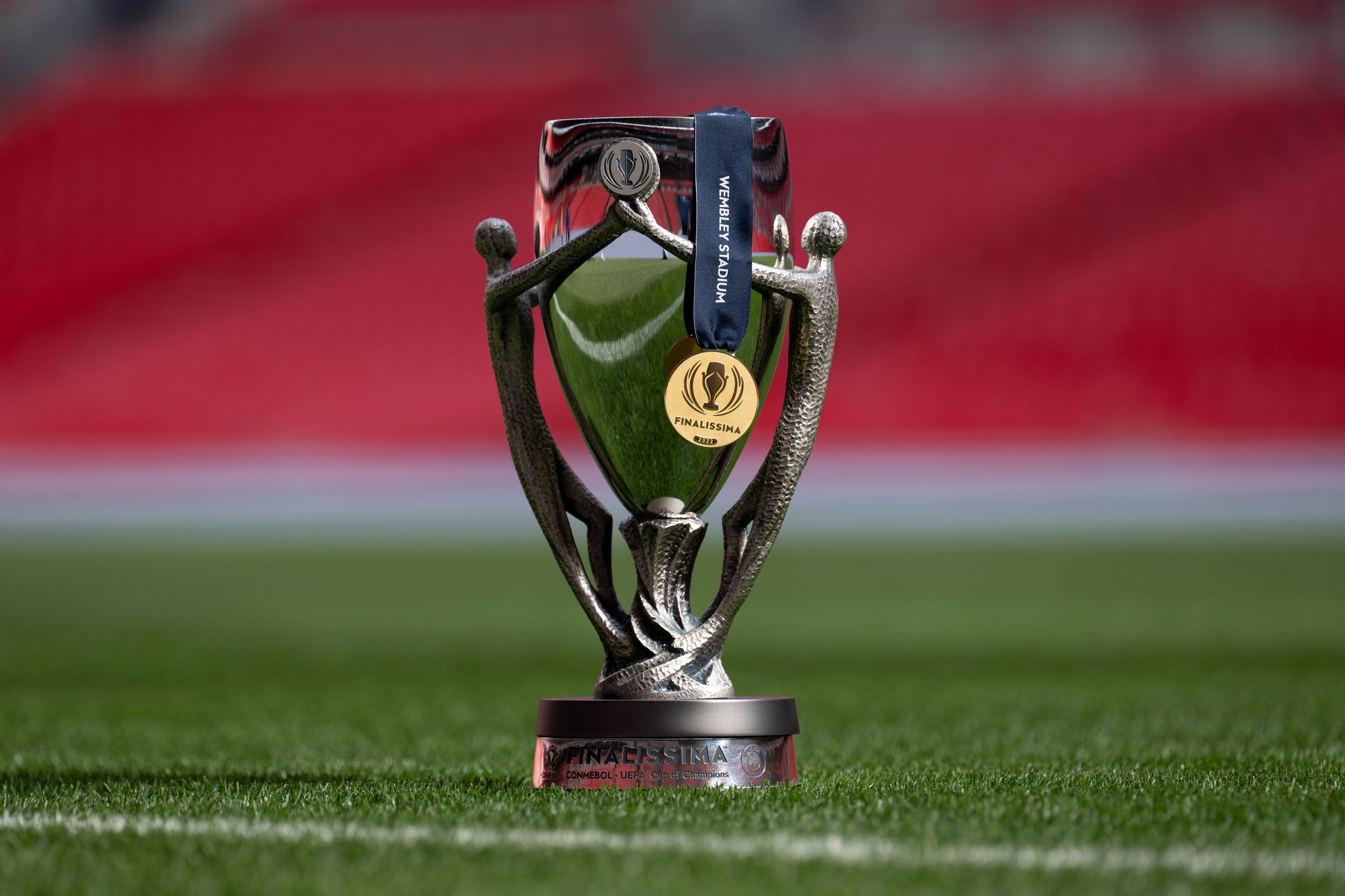 Trofeo de la Finalissima disputada en Wembley en 2022