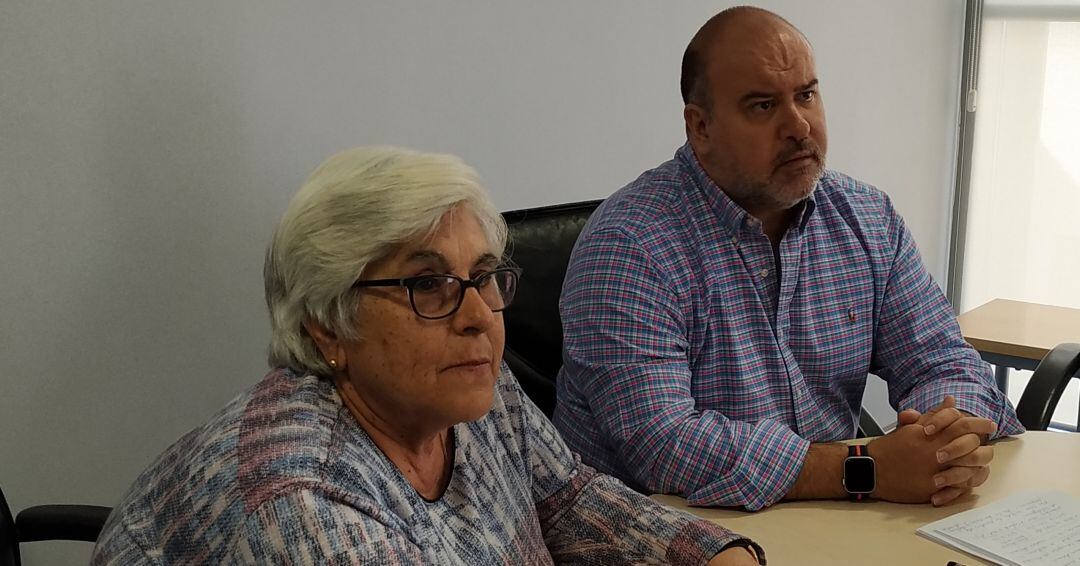 Rafaela Martínez y Fausto Marín, de la Hermandad de Donantes de Sangre de Valdepeñas 