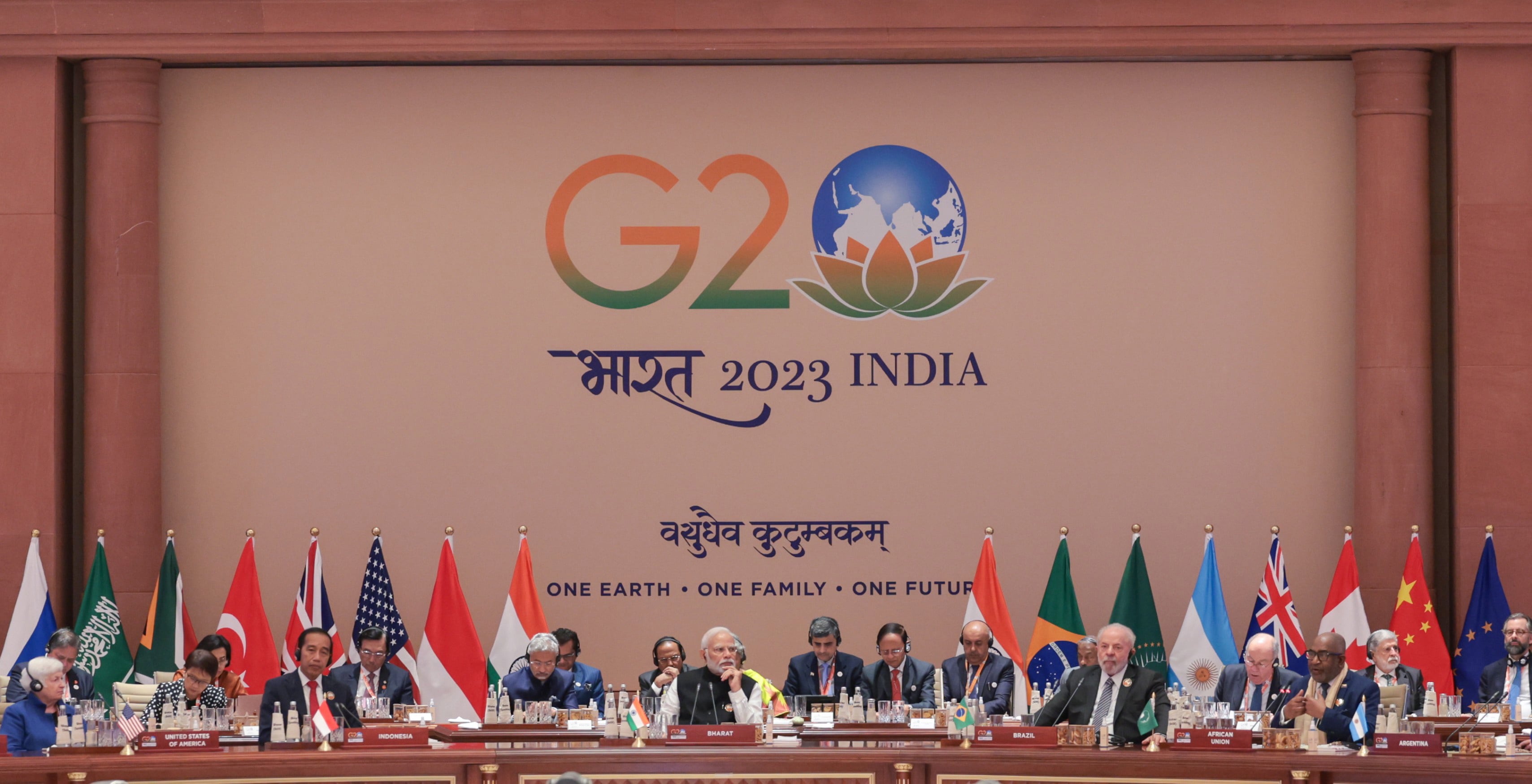 Cumbre de los líderes del G-20 en India.