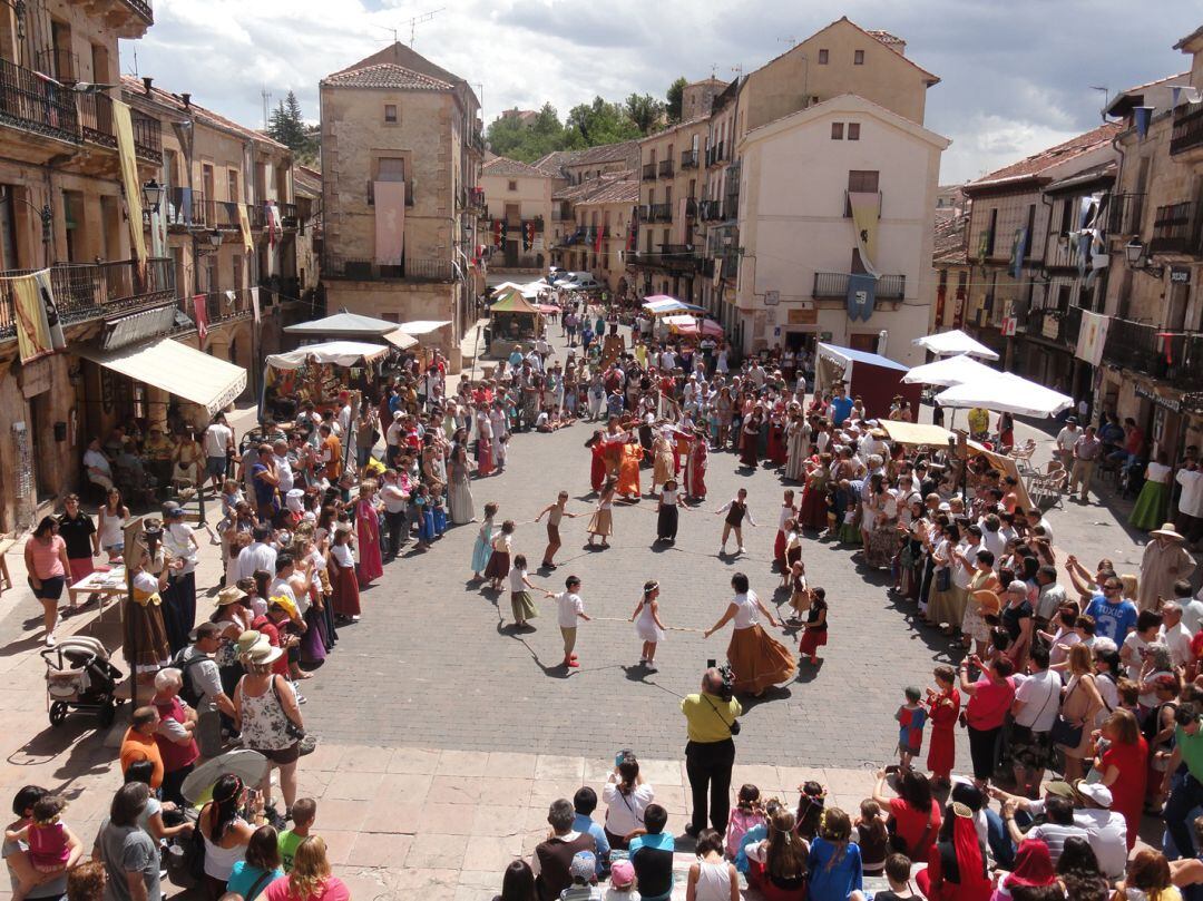 Bailes medievales en la Fiesta de los Fueros de Sepúlveda