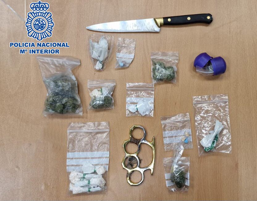 Efectos intervenidos por la Policía Nacional