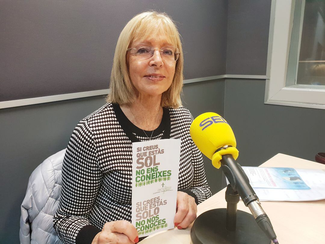 Ana Mateu de l'AECC a Tarragona