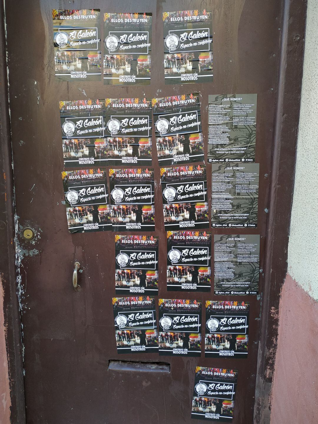 Estado de la puerta de acceso a la sede