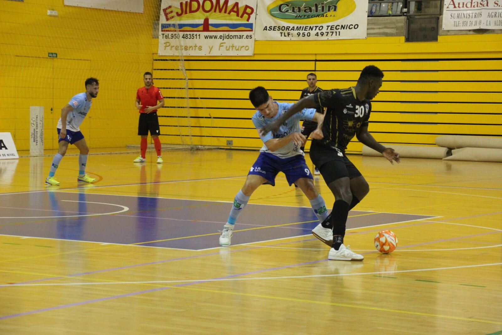 Hélder, en el partido de El Ejido
