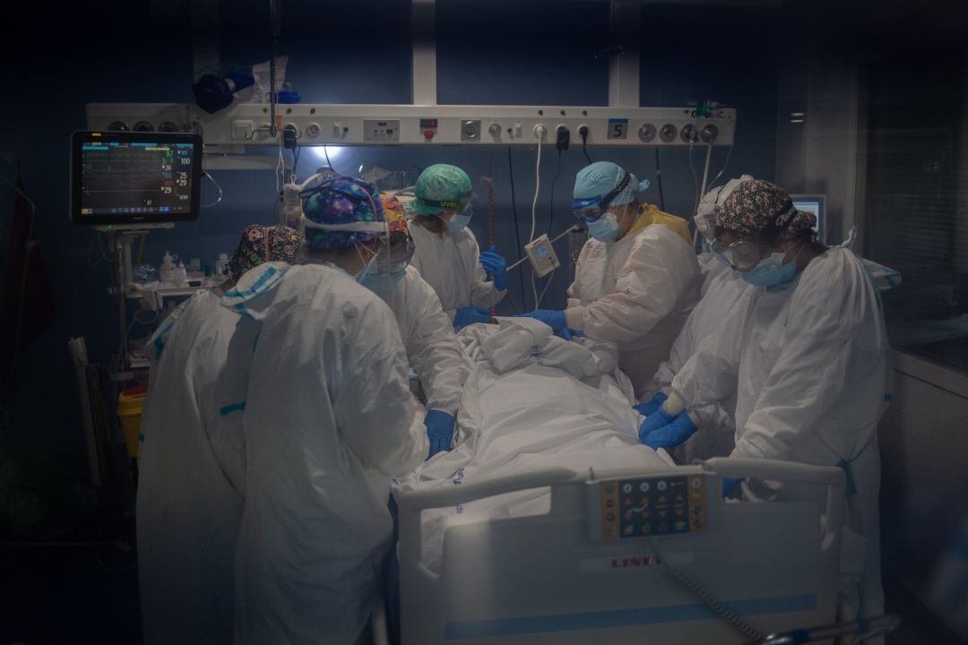 Imagen de una UCI de un hospital.