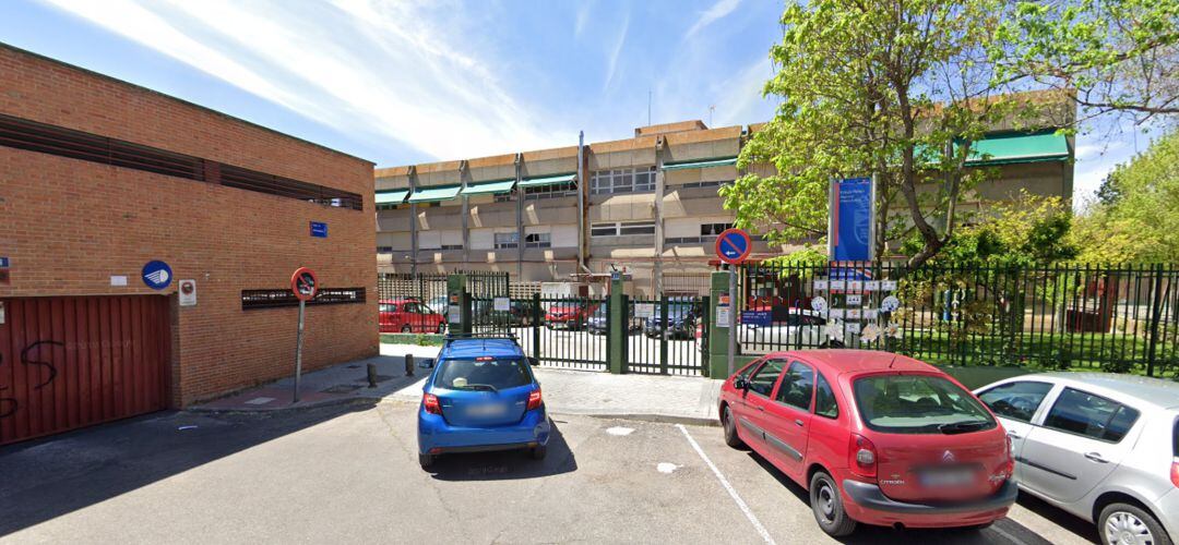 Exteriores del colegio Federico García Lorca de Leganés