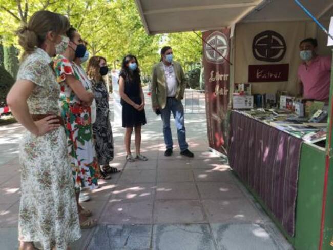 Momento de la inauguración de la feria