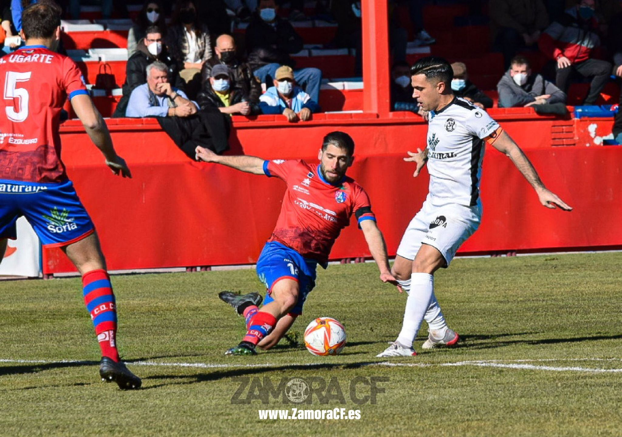 Dani Hernández durante un lance del juego en Calahorra