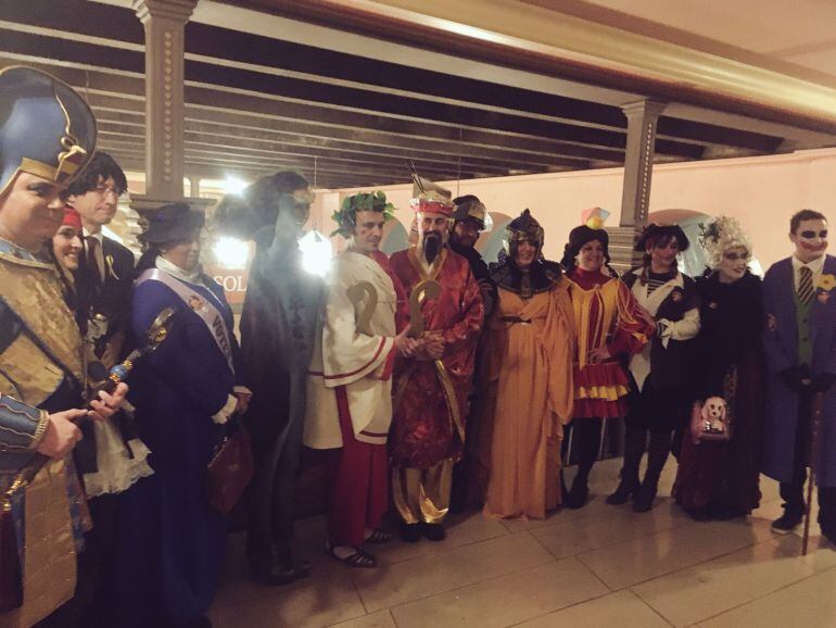 Disfraces de la corporación municipal en la final del COAC 2018 