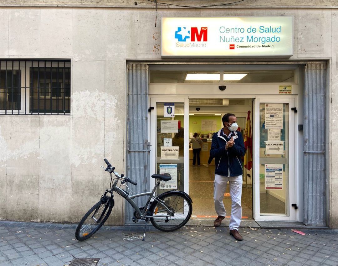 Imagen del centro de Salud Núñez Morgado, en Madrid.