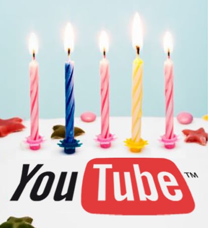 YouTube cumple años con cifras espectaculares