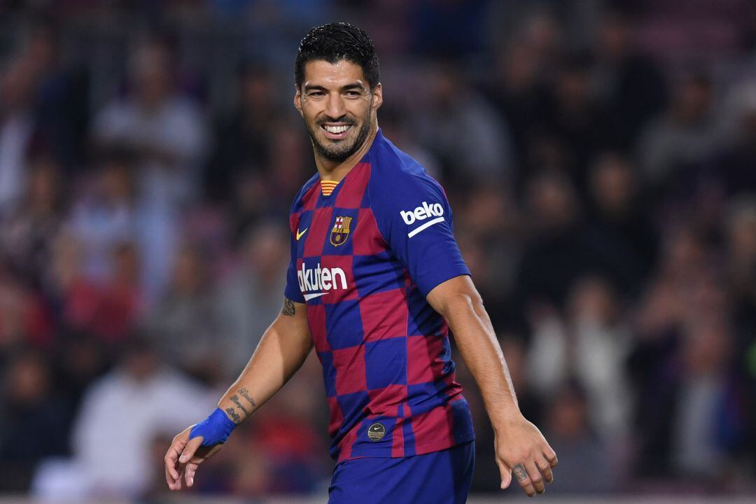 Suárez, durante el partido contra el Valladolid. 