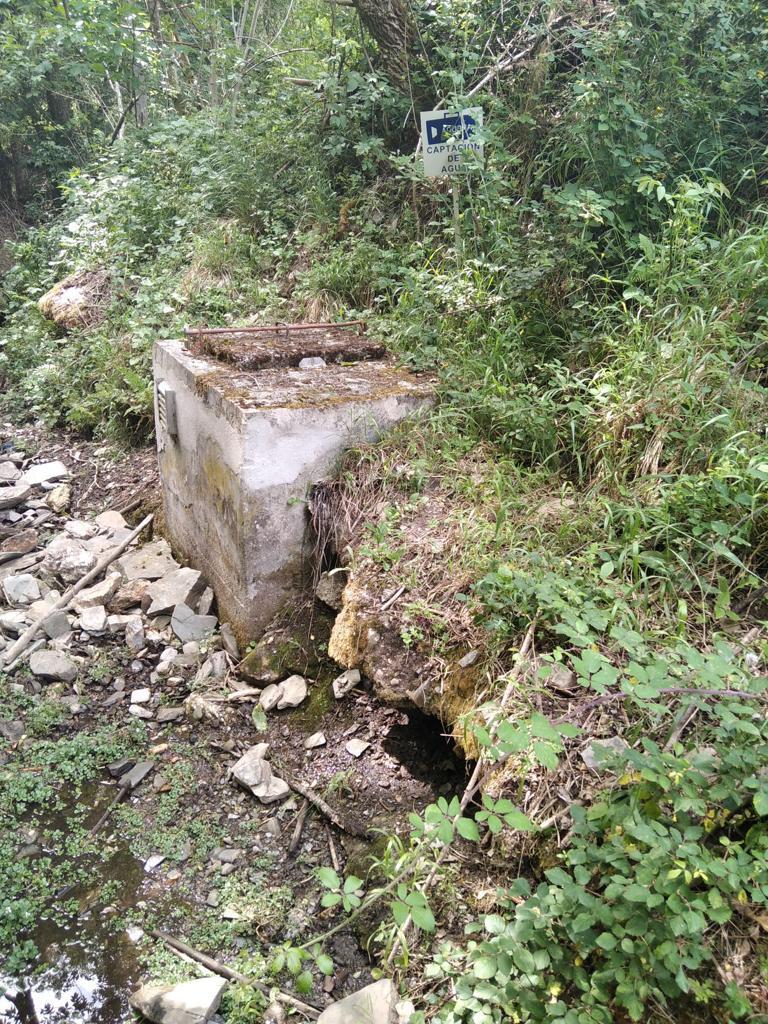 Captación agua en Ozuela