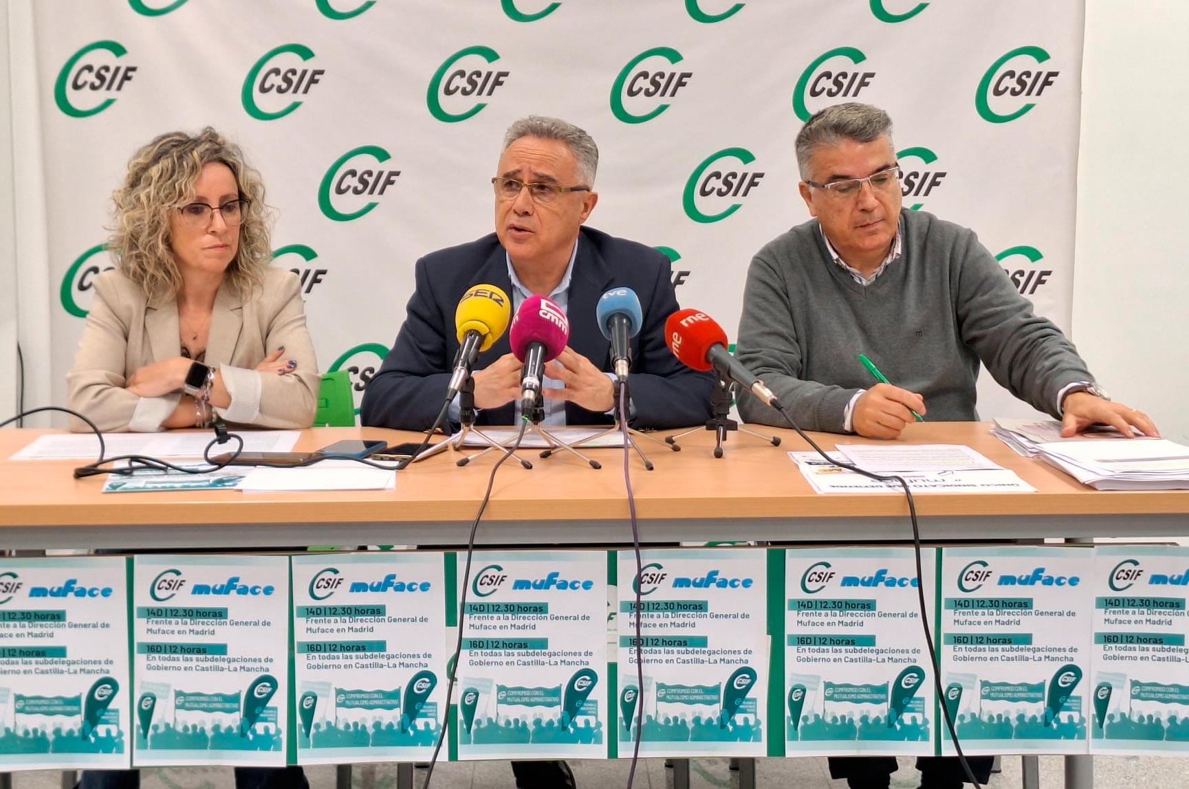 CSIF anuncia movilizaciones en defensa de Muface y contra los recortes públicos en Castilla-La Mancha