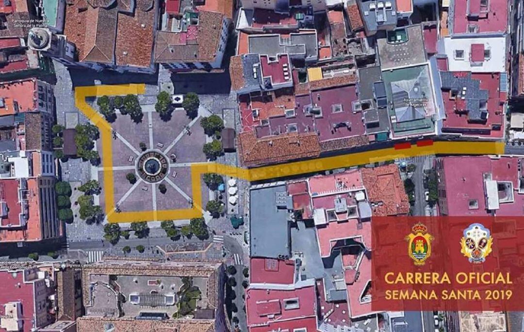 Planos de la nueva Carrera Oficial de la Semana Santa de Algeciras
