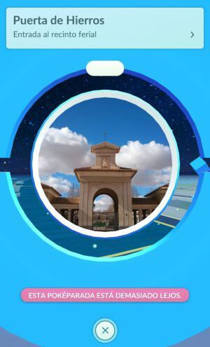 La Puerta de Hierros es una Pokeparada donde conseguir Pokeballs