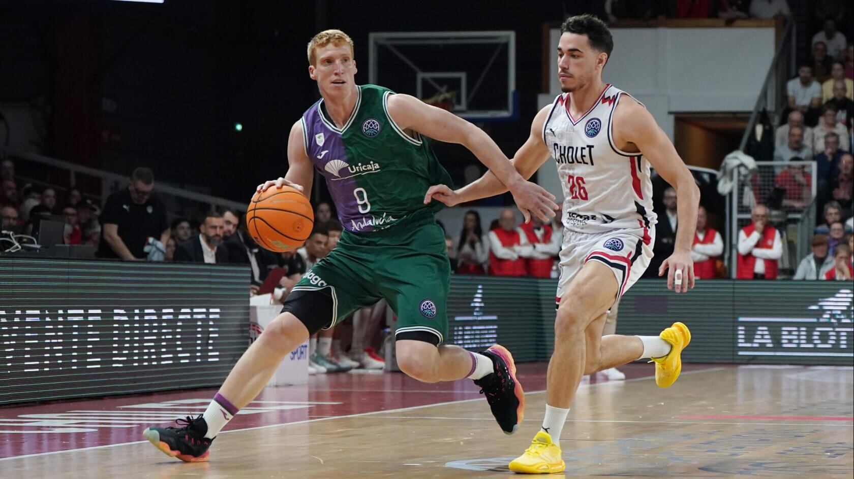 El base del Unicaja Alberto Díaz, que este martes se enfrenta al Estrasburgo en la BCL