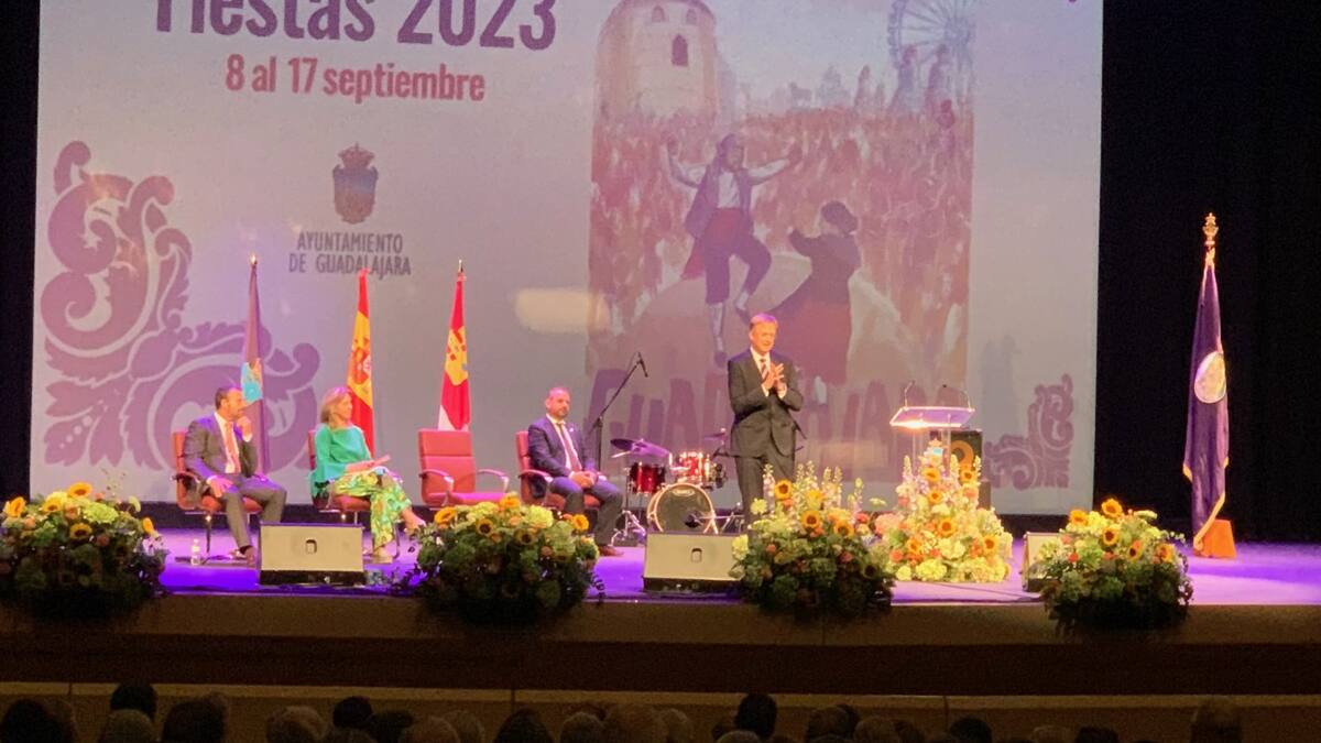 Pregón de Alfonso Ortigado en las Ferias y Fiestas de Guadalajara 2023