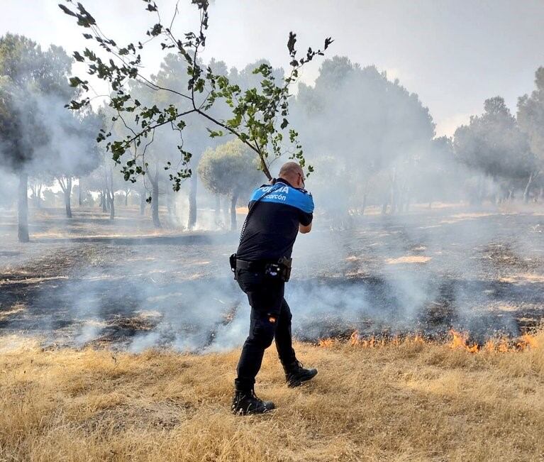 Incendio en Las Presillas, Alcorcón