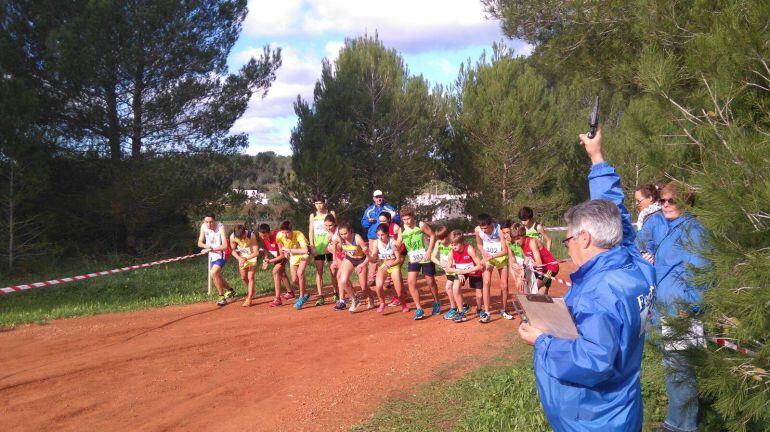 Imagen de una prueba de atletismo en la isla