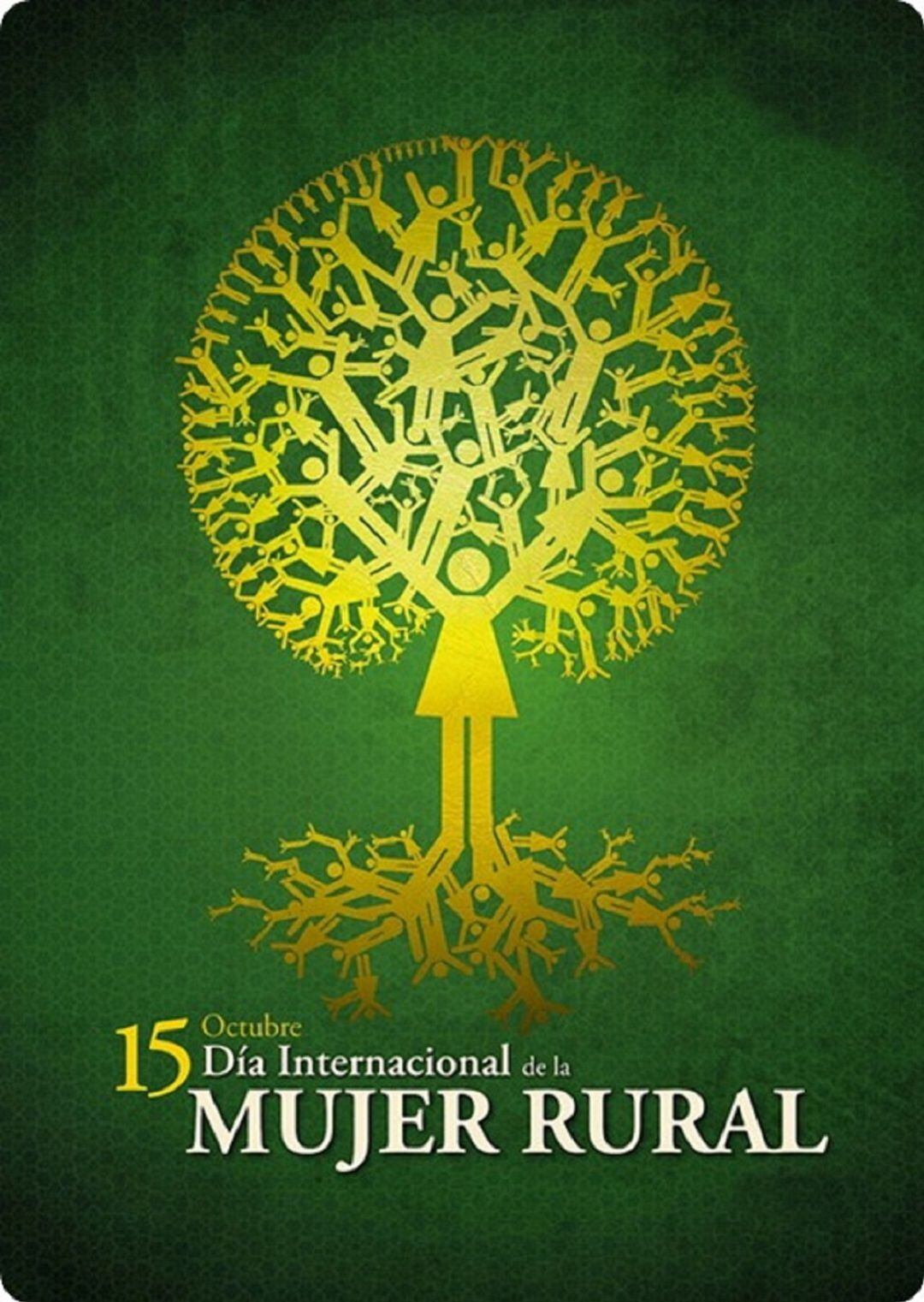 Imagen conmemorativa del Día Internacional de la Mujer rural que se conmemora este 15 de octubre