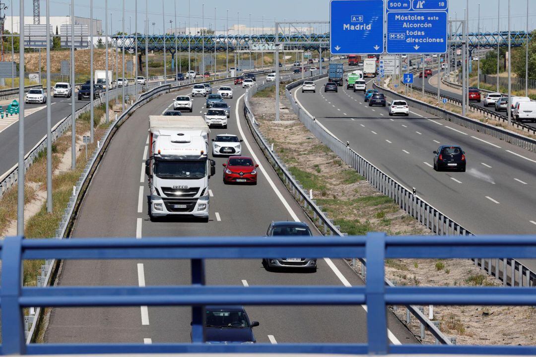 El kilómetro 22 de la A5 carretera de Extremadura, en sentido salida de Madrid