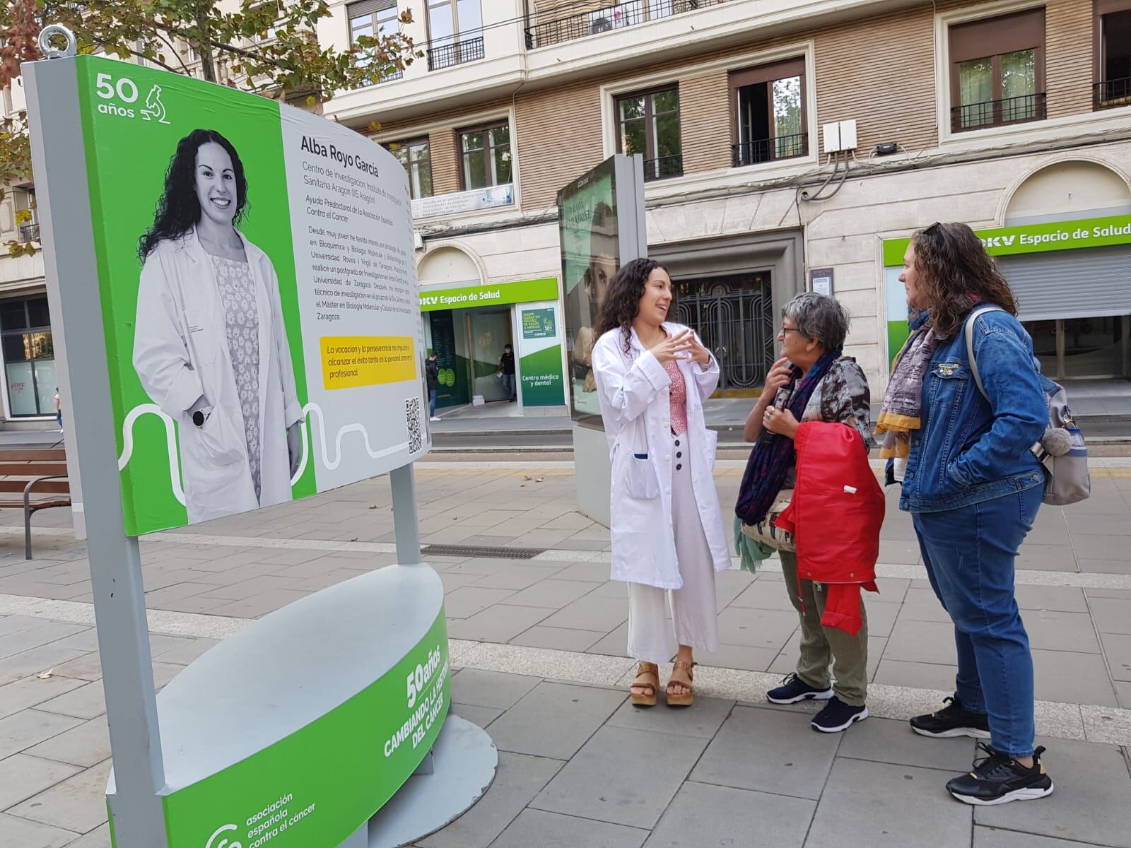 La investigadora Alba Royo explica los avances de sus estudios sobre el cáncer de páncreas
