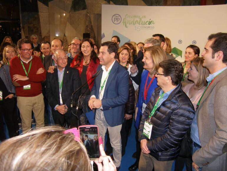 Juanma Moreno presidente del PP de Andalucía.