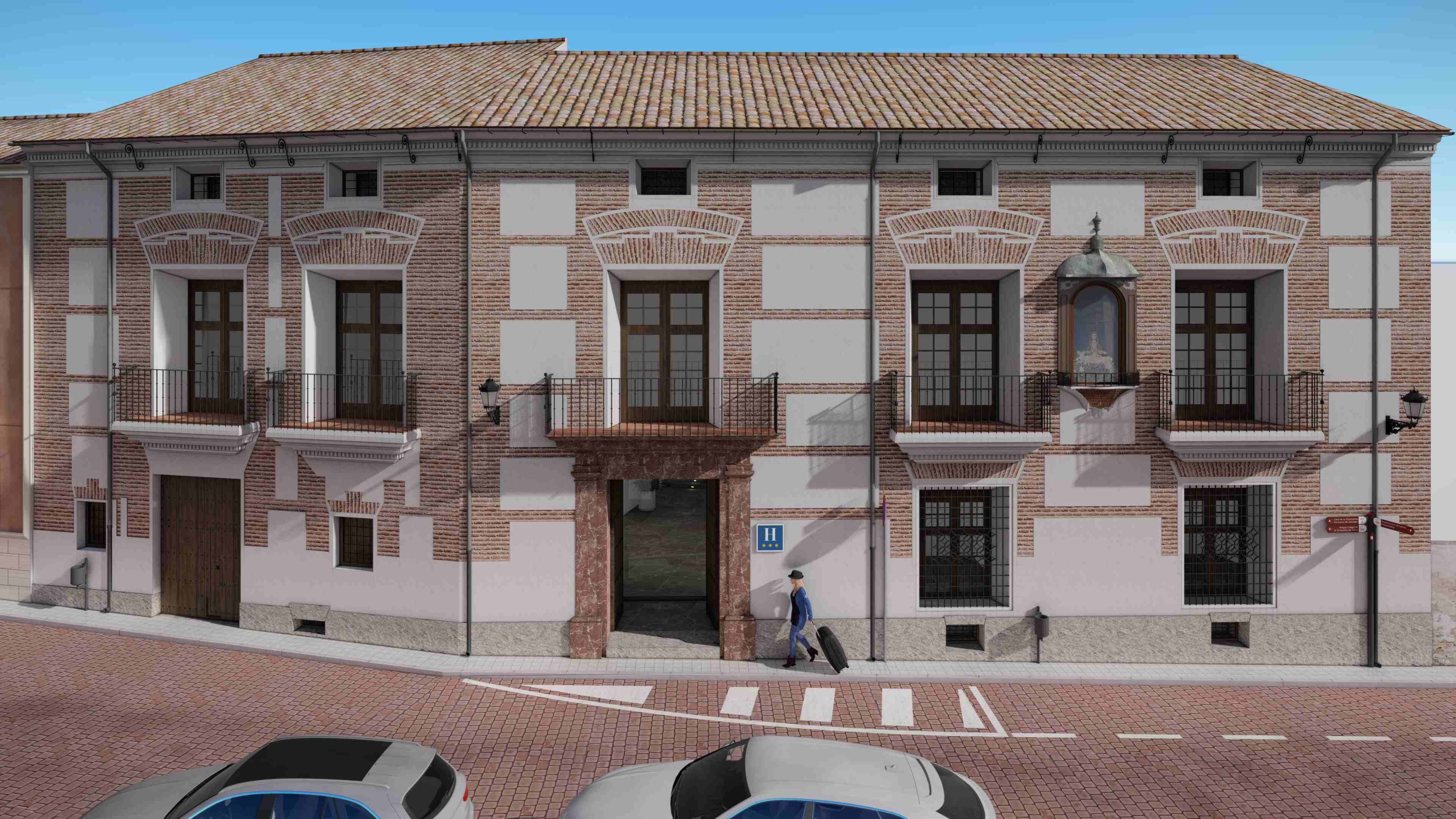 Proyecto de restauración de la Casa de la Virgen para convertirla en hotel en Caravaca