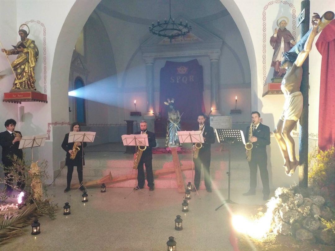 La Banda Sinfónica Municipal interpretando una de sus piezas