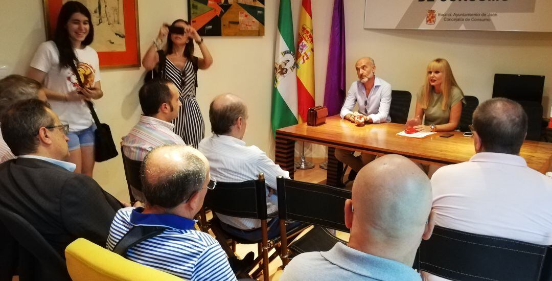 Concejales de Ciudadanos en la recién constituida mesa de trabajo sobre el World Padel Tour.