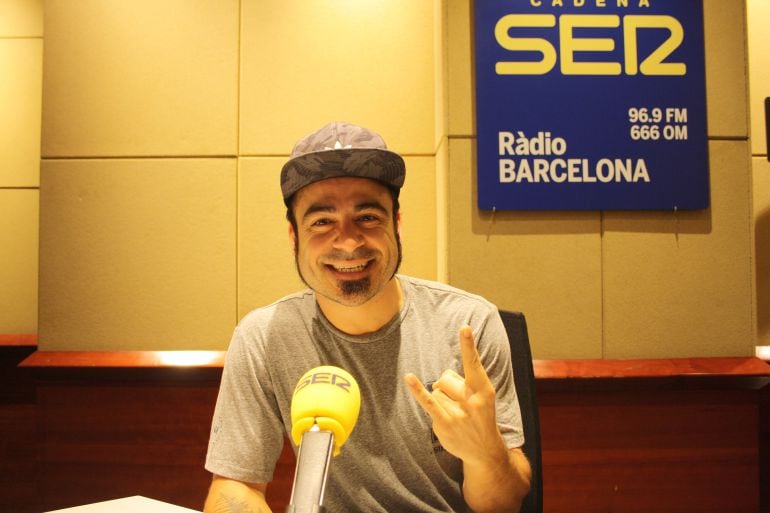 Valentí Sanjuan en Ràdio Barcelona.