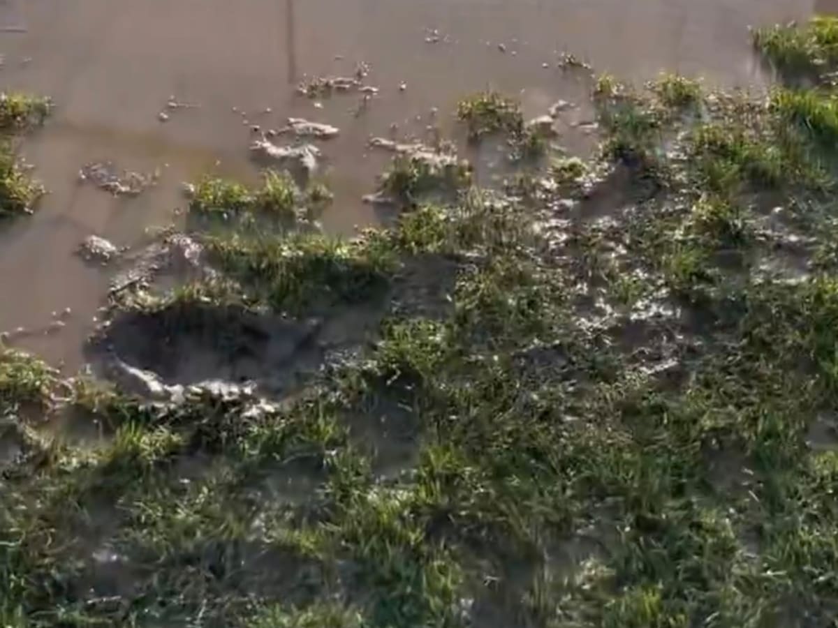 Los campos del fútbol modesto, otras víctimas de los temporales
