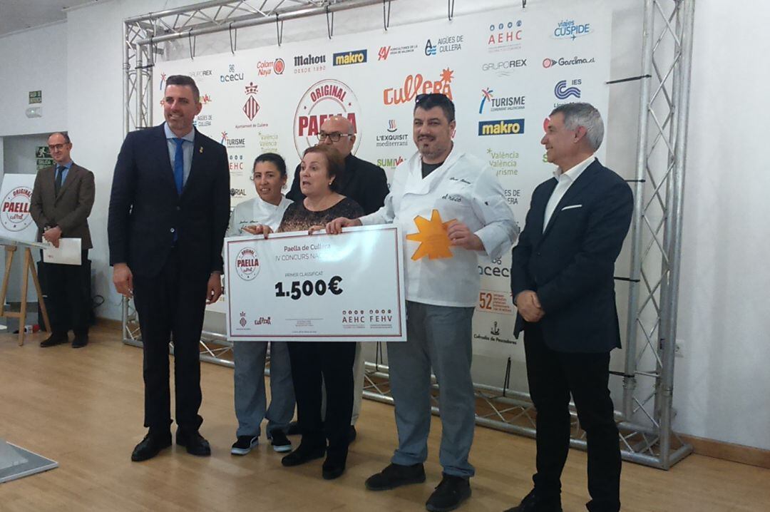 El Restaurante El Racó de Meliana, ganador del Concurso Nacional de Paellas de Cullera de 2019