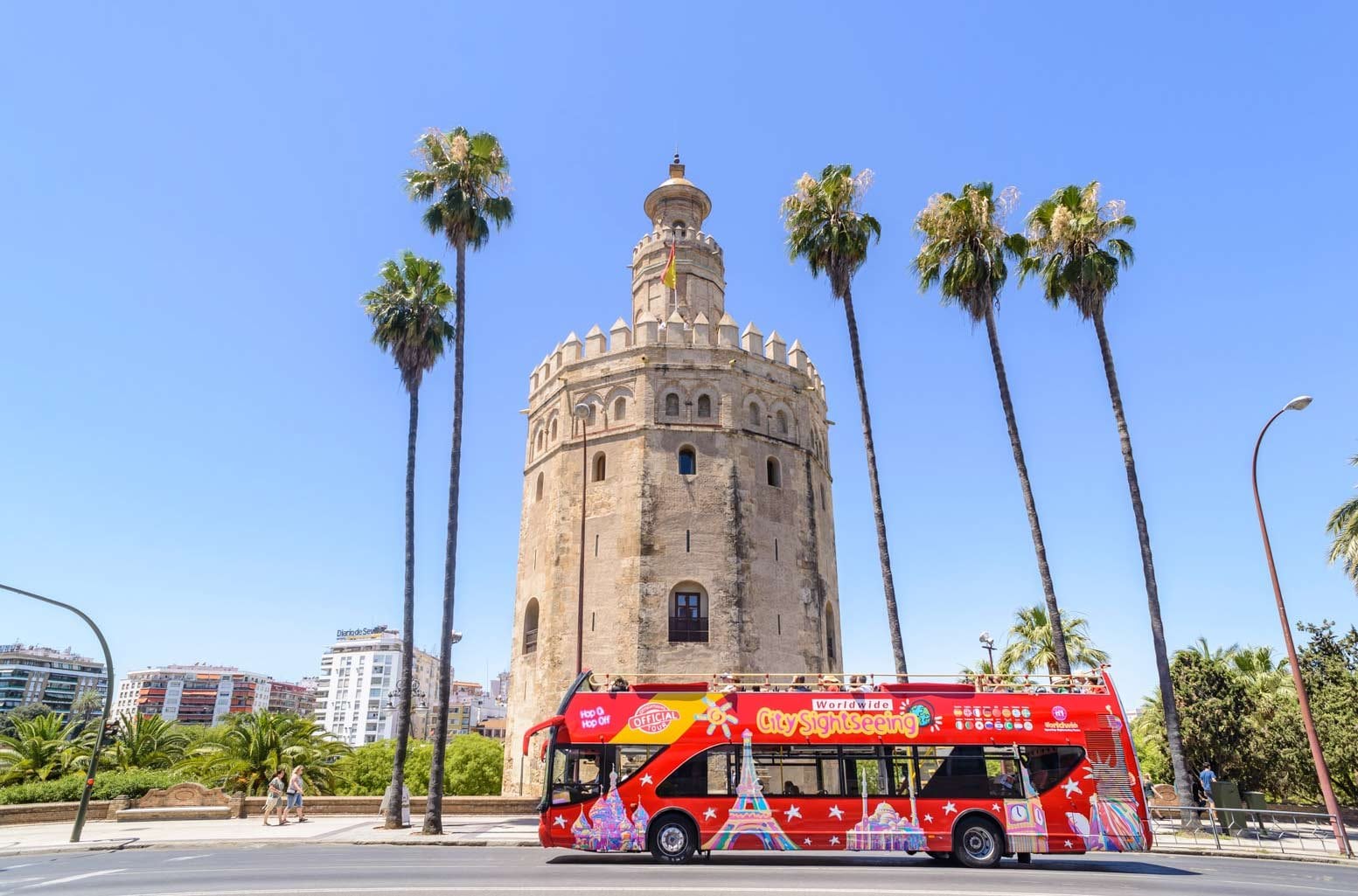 Imagen de uno de los autobuses de  City Sightseeing