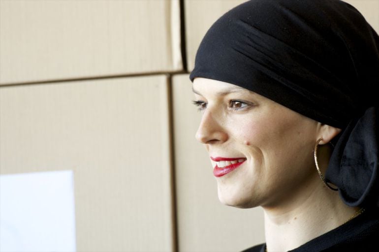 Bimba Bosé pocas veces perdió la sonrisa. En esta foto, durante su asistencia al Men Fashion Show de Madrid el 15 de julio de 2014. 