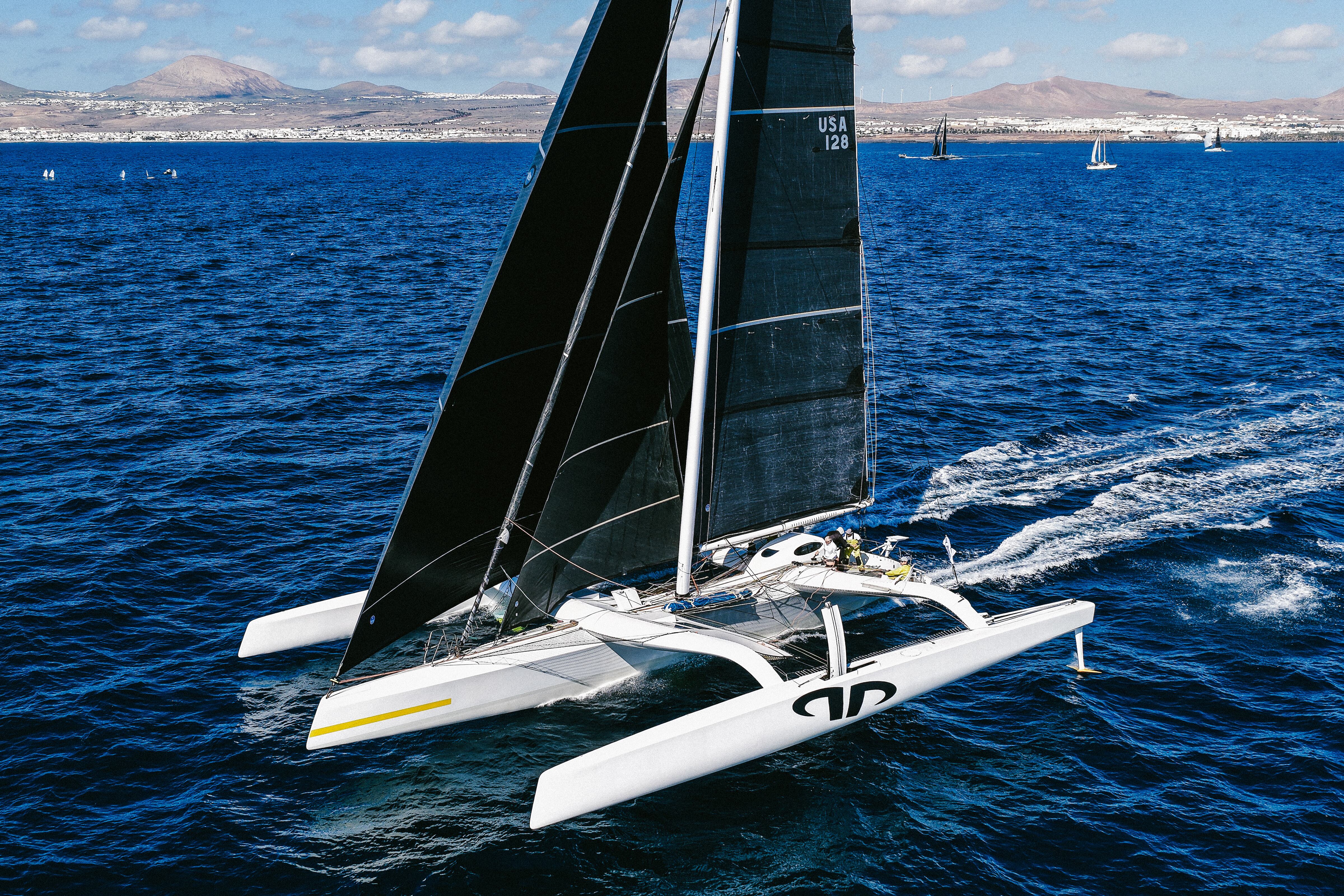 El MOD70 Argo en la RORC Transatlantic Race 2026.
