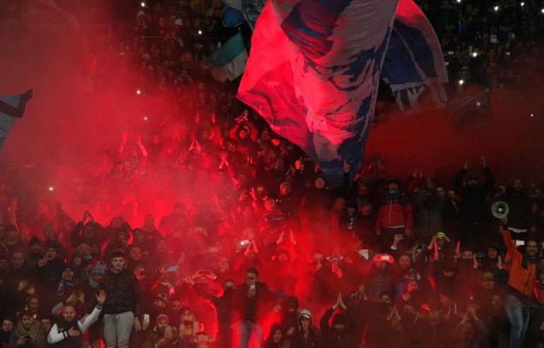 Parte de la grada del estadio de San Paolo