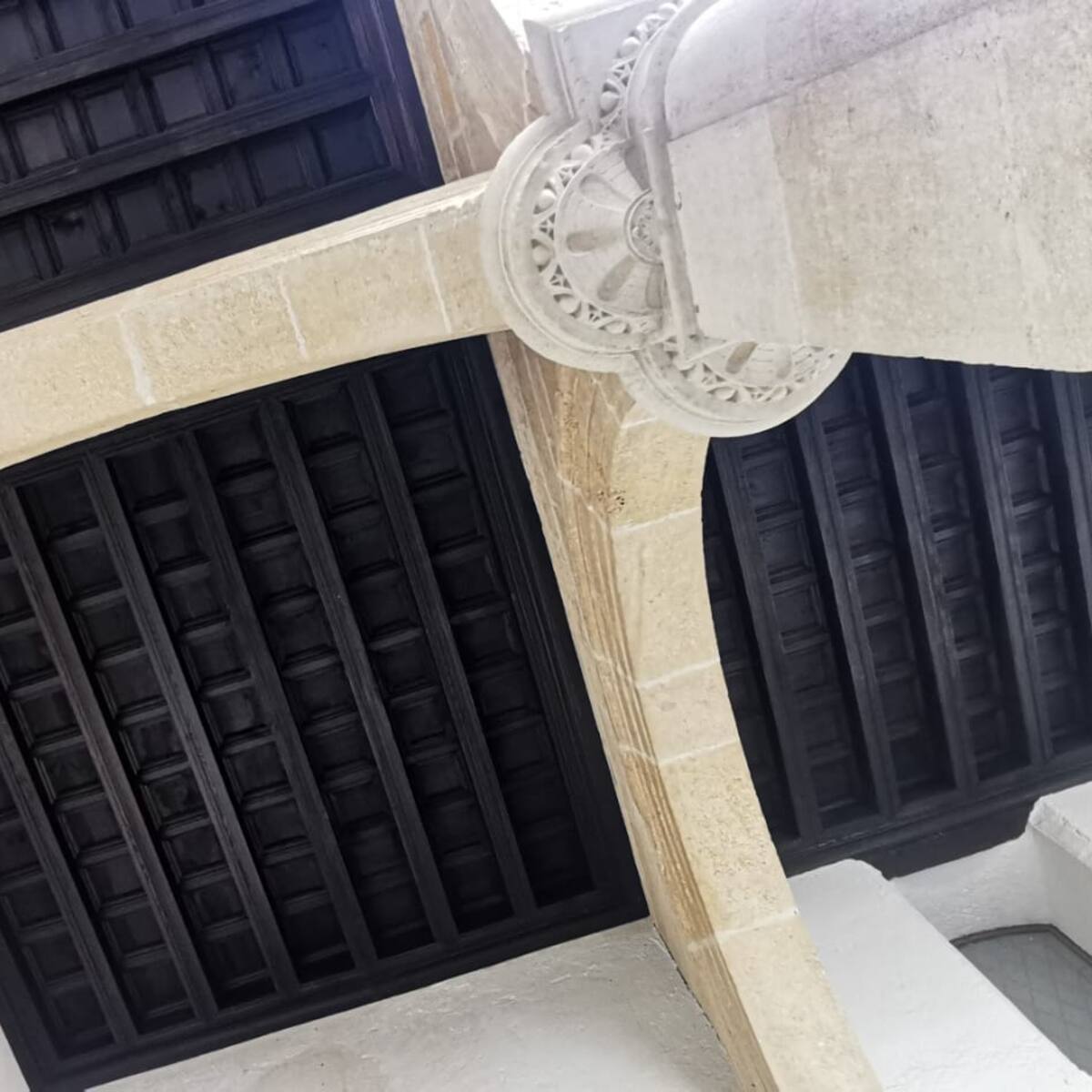 La Universidad de Granada utiliza vigas de madera de pino laricio de la Sierra de Cazorla en la restauración del rectorado, del siglo XVI