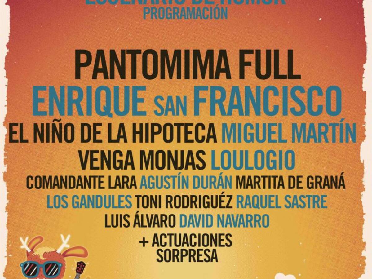 Sonorama incluye este año un espacio dedicado a la comedia