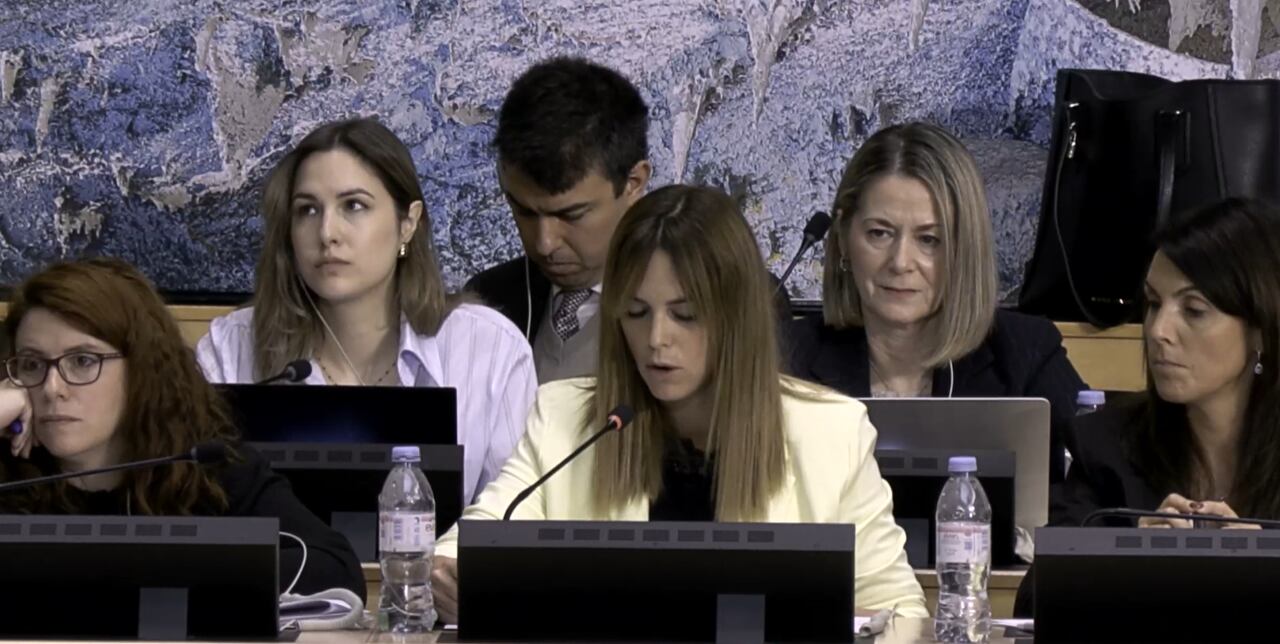 La delegació andorrana encapçalada per la Secretària d&#039;Estat d&#039;Igualtat, Mariona Cadena, participant al Consell dels drets humans de l&#039;ONU, a Ginebra, aquest matí