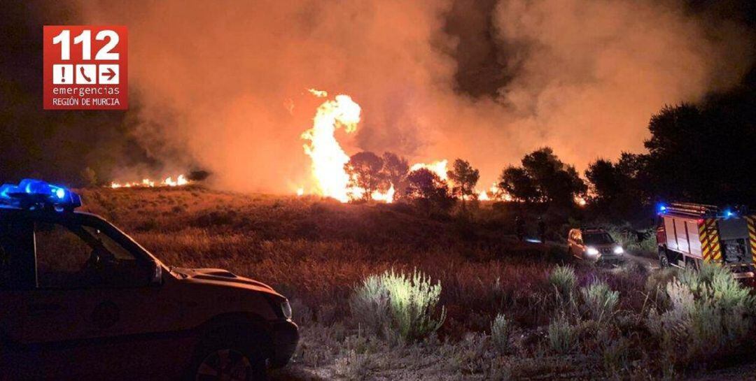 Los rayos provocaron varios incendios forestales y conatos este pasado verano en la Región