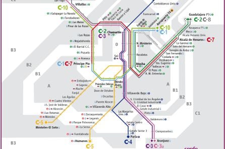 El nuevo plano separa levemente las líneas para clarificar la información