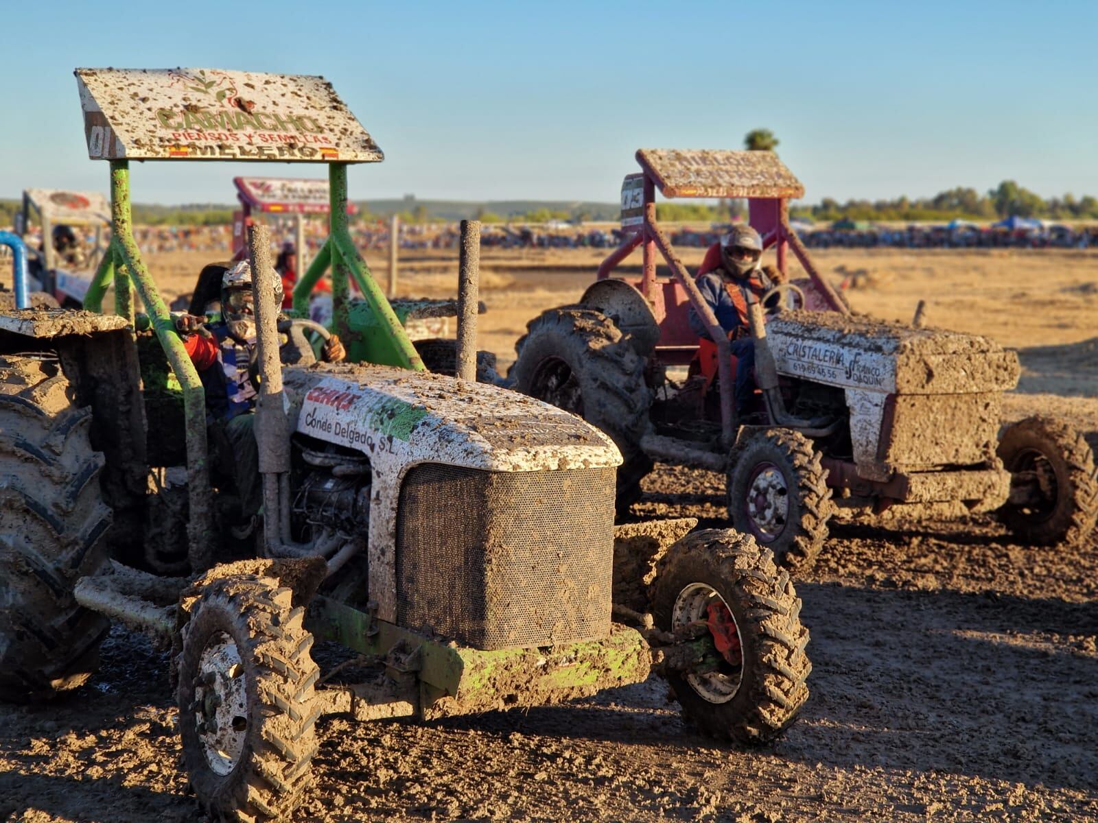 Imagen carrera de tractores