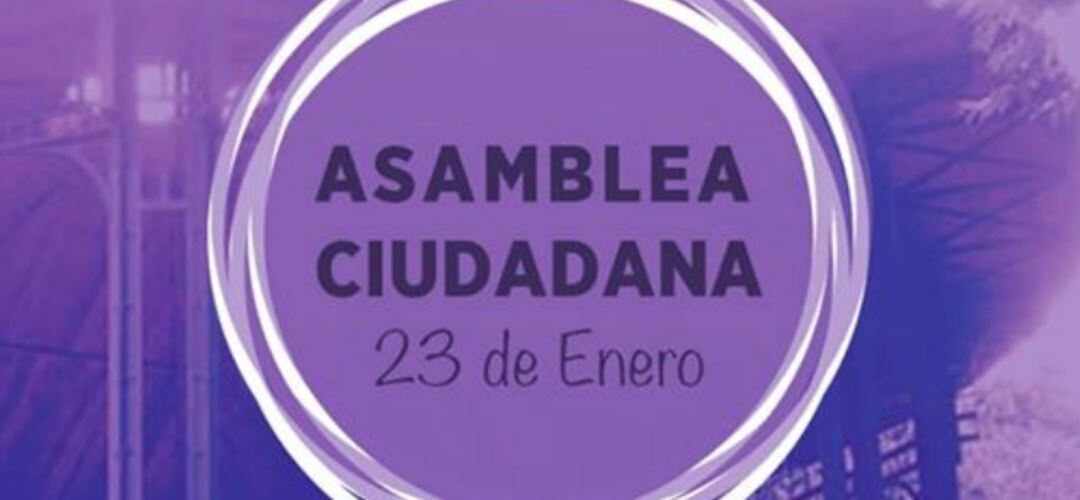 Convocatoria de la próxima asablea de Podemos Pinto