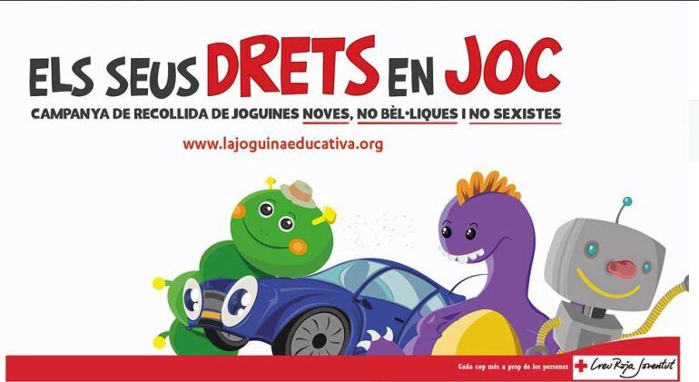 Cartell Campanya Recollida Joguines de Creu Roja