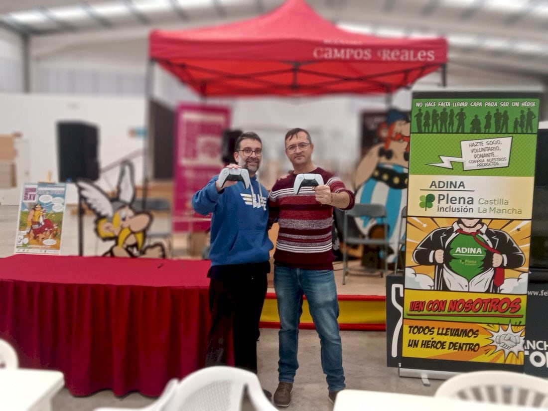Salva Espín (izda) y José Manuel Triguero (dcha), de ADINA Héroes
