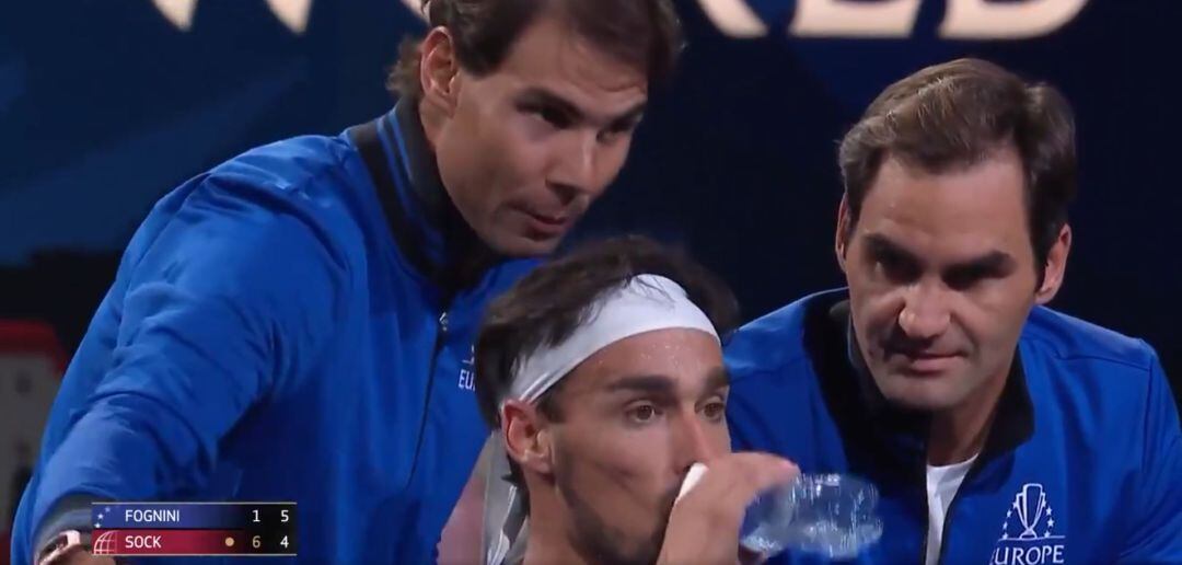 Nadal, Fognini y Federer