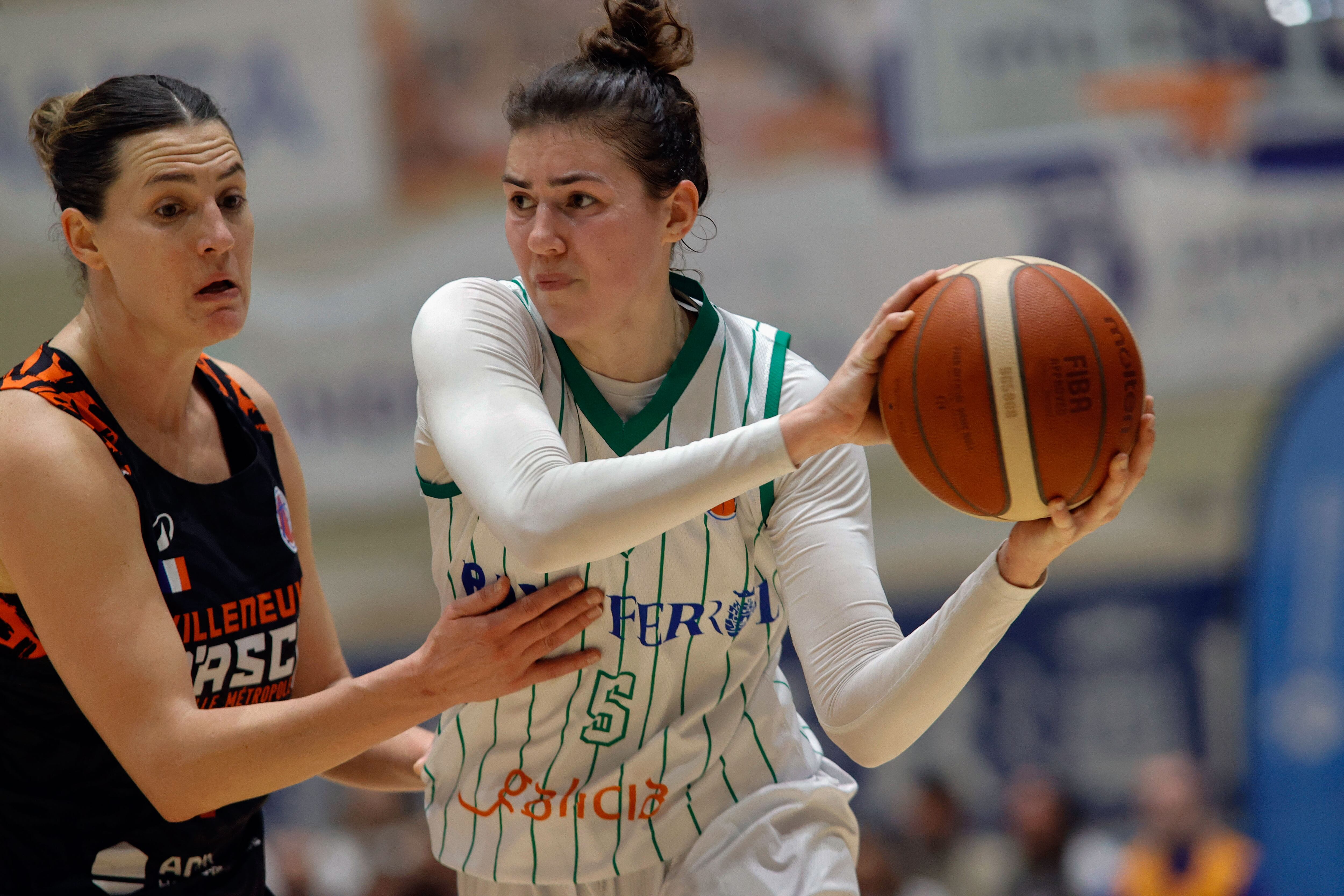 Imagen del Baxi-Villeneuve d´Ascq de la ida de la final de Eurocup en A Malata (foto: Kiko Delgado / EFE)